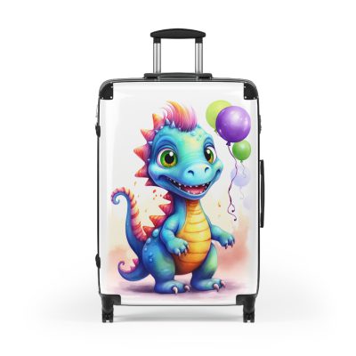 Adorable cute dinosaur suitcase, a lovable and enduring travel companion for little explorers. Crafted with charming dinosaur designs, it makes every journey dino-mite.