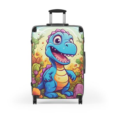 Adorable cute dinosaur suitcase, a lovable and enduring travel companion for little explorers. Crafted with charming dinosaur designs, it makes every journey dino-mite.