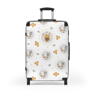 Bee Suitcase - A charming suitcase adorned with bee designs, perfect for travelers who love all things bee-themed.