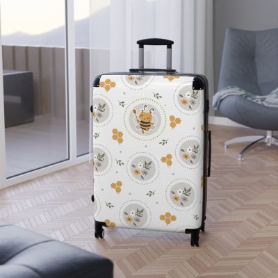 Bee Suitcase - A charming suitcase adorned with bee designs, perfect for travelers who love all things bee-themed.