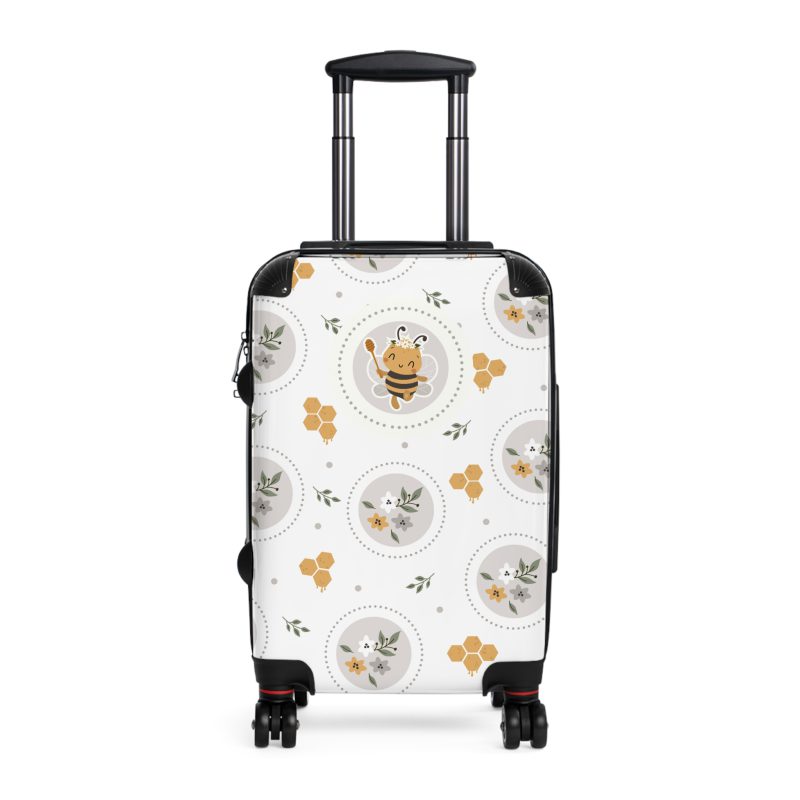 Bee Suitcase - A charming suitcase adorned with bee designs, perfect for travelers who love all things bee-themed.