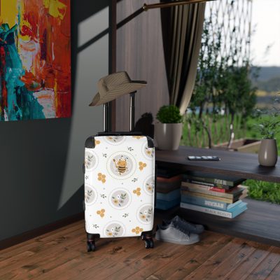 Bee Suitcase - A charming suitcase adorned with bee designs, perfect for travelers who love all things bee-themed.