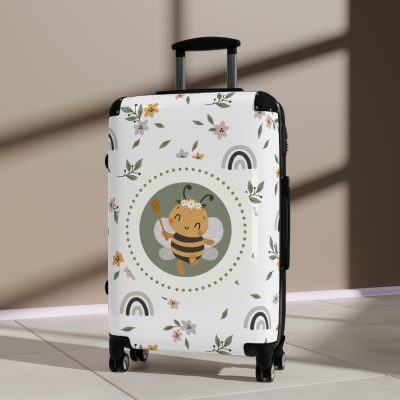 Bee Suitcase - A charming suitcase adorned with bee designs, perfect for travelers who love all things bee-themed.