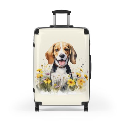 Stylish Beagle suitcase, a durable and charming travel companion. Crafted with Beagle designs, it's the perfect luggage for Beagle enthusiasts on the go.