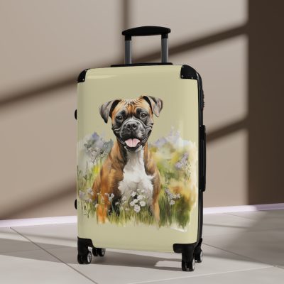 Powerful Boxer suitcase, a durable and athletic travel companion. Crafted with Boxer designs, it's the perfect luggage for Boxer enthusiasts on the go.