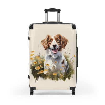 Elegant Brittany suitcase, a durable and charming travel companion. Crafted with Brittany designs, it's the perfect luggage for Brittany enthusiasts on the go.