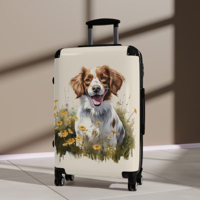 Elegant Brittany suitcase, a durable and charming travel companion. Crafted with Brittany designs, it's the perfect luggage for Brittany enthusiasts on the go.