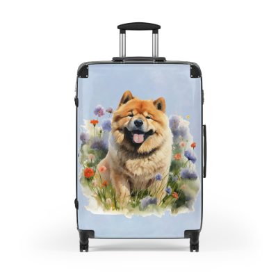 Elegant Chow Chow suitcase, a durable and sophisticated travel companion. Crafted with Chow Chow designs, it's perfect for enthusiasts on the go.