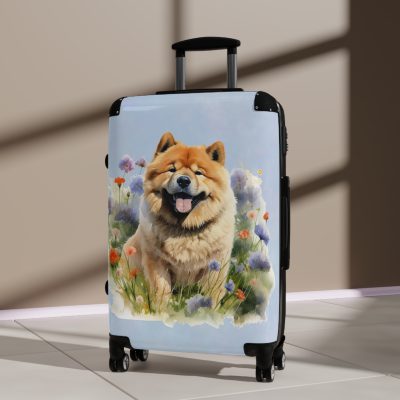 Elegant Chow Chow suitcase, a durable and sophisticated travel companion. Crafted with Chow Chow designs, it's perfect for enthusiasts on the go.