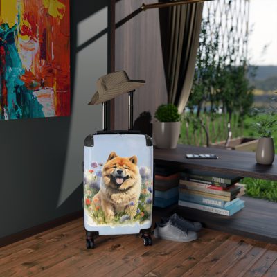 Elegant Chow Chow suitcase, a durable and sophisticated travel companion. Crafted with Chow Chow designs, it's perfect for enthusiasts on the go.