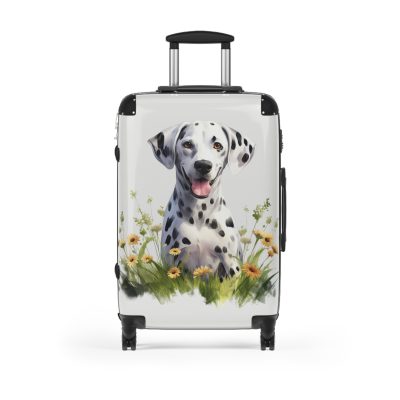 Stylish Dalmatian suitcase, a durable and fashionable travel companion. Crafted with Dalmatian designs, it's perfect for enthusiasts on the go.