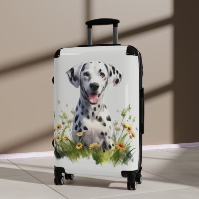 Stylish Dalmatian suitcase, a durable and fashionable travel companion. Crafted with Dalmatian designs, it's perfect for enthusiasts on the go.