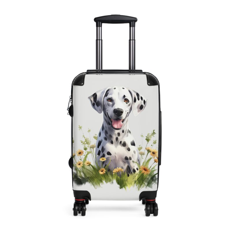 Stylish Dalmatian suitcase, a durable and fashionable travel companion. Crafted with Dalmatian designs, it's perfect for enthusiasts on the go.