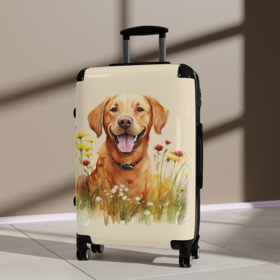 Radiant Fox Red Labrador suitcase, a durable and charming travel companion. Crafted with Fox Red Labrador designs, it's perfect for enthusiasts on the go.