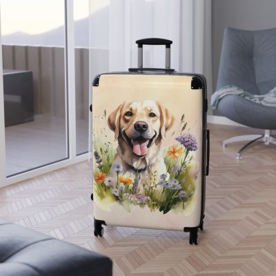 Devoted Labrador suitcase, a durable and loyal travel companion. Crafted with Labrador designs, it's perfect for enthusiasts on the go.