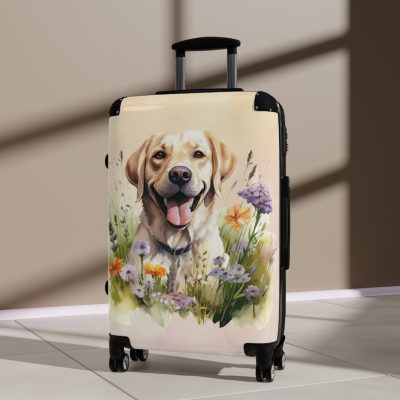 Devoted Labrador suitcase, a durable and loyal travel companion. Crafted with Labrador designs, it's perfect for enthusiasts on the go.