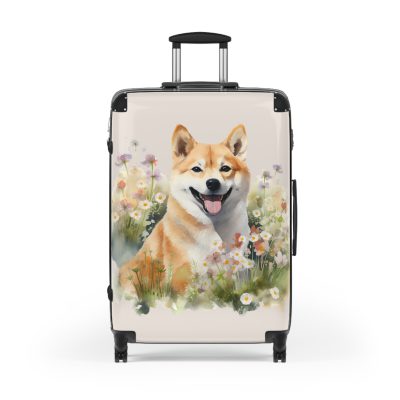 Stylish Shiba Inu suitcase, a durable and fashionable travel companion. Crafted with Shiba Inu designs, it's perfect for enthusiasts on the go.