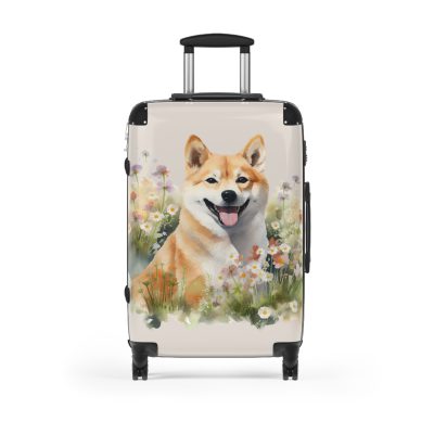 Stylish Shiba Inu suitcase, a durable and fashionable travel companion. Crafted with Shiba Inu designs, it's perfect for enthusiasts on the go.