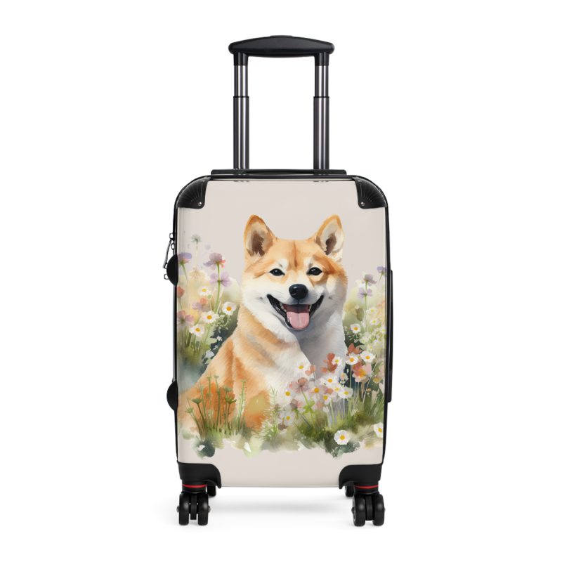 Stylish Shiba Inu suitcase, a durable and fashionable travel companion. Crafted with Shiba Inu designs, it's perfect for enthusiasts on the go.