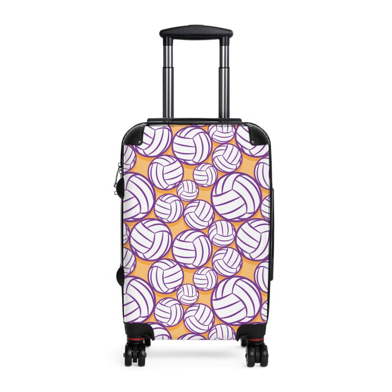 Volleyball Suitcase - A luggage adorned with a sporty volleyball-themed design, perfect for travelers who want to travel in style with their favorite sport.