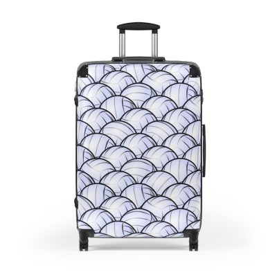 Volleyball Suitcase - A luggage adorned with a sporty volleyball-themed design, perfect for travelers who want to travel in style with their favorite sport.