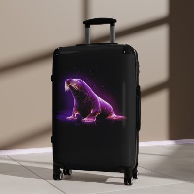 Sea Lion Suitcase - A stylish travel companion, combining coastal elegance with durability for a seamless travel experience.