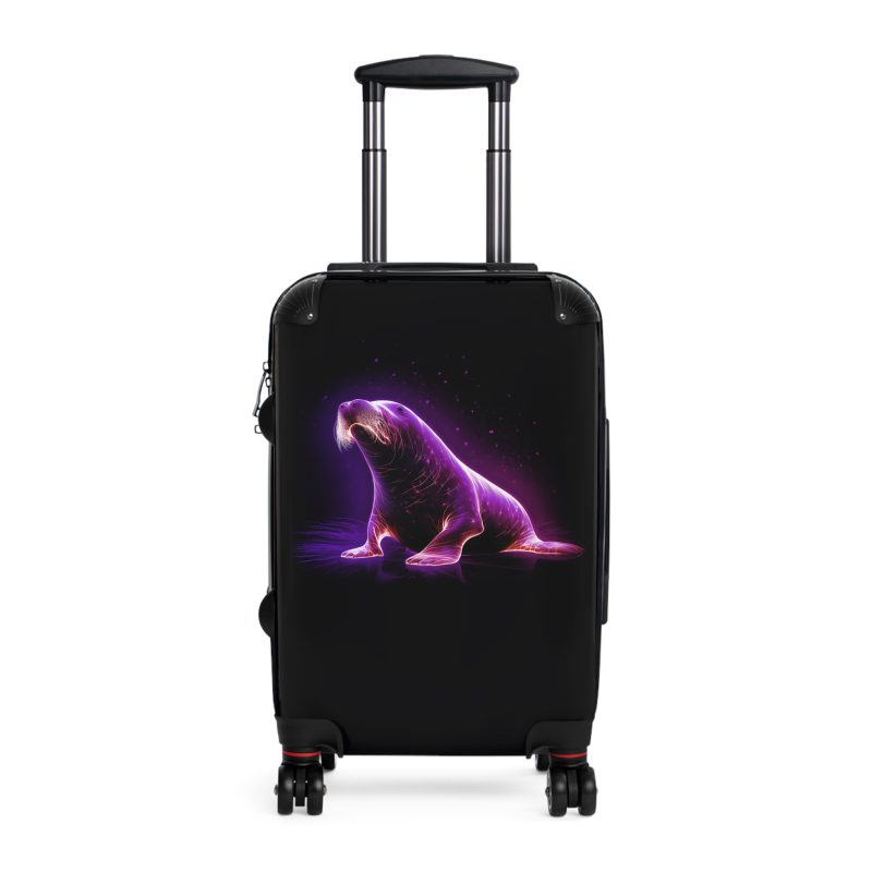 Sea Lion Suitcase - A stylish travel companion, combining coastal elegance with durability for a seamless travel experience.