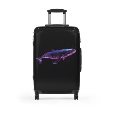 Blue Whale Suitcase - A majestic travel companion, seamlessly blending oceanic aesthetics with durability for an enchanting travel experience.