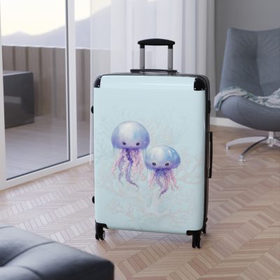 Octopus Suitcase - A whimsical travel essential, marrying functionality with deep-sea charm for a standout luggage experience.