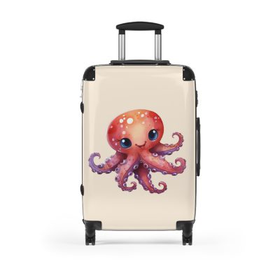 Octopus Suitcase - A whimsical travel essential, marrying functionality with deep-sea charm for a standout luggage experience.