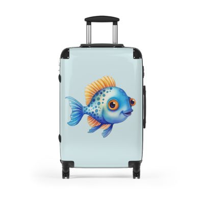 Goldfish Suitcase - Elevate your travel in style with this vibrant and functional suitcase, a fusion of design and durability for your globetrotting adventures.