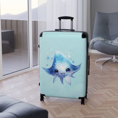 Stingray Suitcase - A sleek and stylish travel companion, designed for the modern jet-setter seeking both fashion and durability.