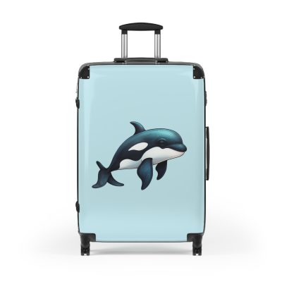 Dolphin Suitcase - A travel companion designed for both style and durability, making every journey a graceful swim through elegance.