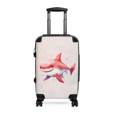 Shark Suitcase - Dive into unparalleled style and durability. This suitcase is your fearless companion for every journey, making a statement wherever you roam.