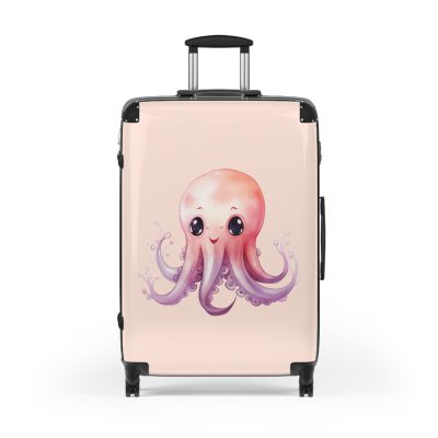 Octopus Suitcase - A whimsical travel essential, marrying functionality with deep-sea charm for a standout luggage experience.