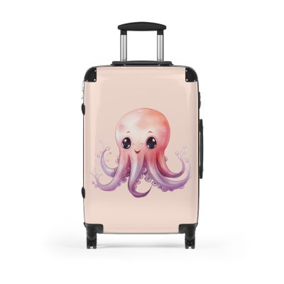 Octopus Suitcase - A whimsical travel essential, marrying functionality with deep-sea charm for a standout luggage experience.