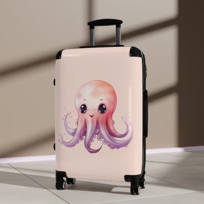 Octopus Suitcase - A whimsical travel essential, marrying functionality with deep-sea charm for a standout luggage experience.