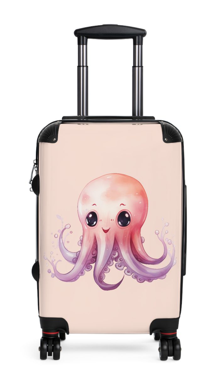 Octopus Suitcase - A whimsical travel essential, marrying functionality with deep-sea charm for a standout luggage experience.