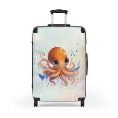 Octopus Suitcase - A whimsical travel essential, marrying functionality with deep-sea charm for a standout luggage experience.