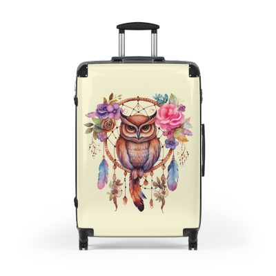 Owl Suitcase - A cute animal luggage with an adorable owl design, ideal for animal lovers who want to travel with whimsy.