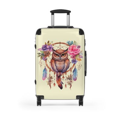 Owl Suitcase - A cute animal luggage with an adorable owl design, ideal for animal lovers who want to travel with whimsy.