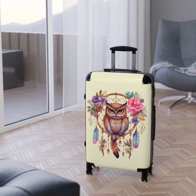 Owl Suitcase - A cute animal luggage with an adorable owl design, ideal for animal lovers who want to travel with whimsy.