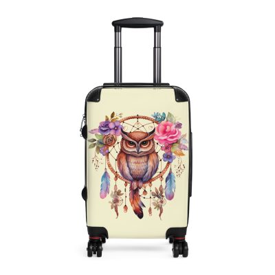 Owl Suitcase - A cute animal luggage with an adorable owl design, ideal for animal lovers who want to travel with whimsy.