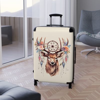 Elk Suitcase - A majestic travel companion, blending wilderness charm with functional design.