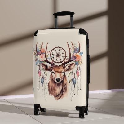 Elk Suitcase - A majestic travel companion, blending wilderness charm with functional design.