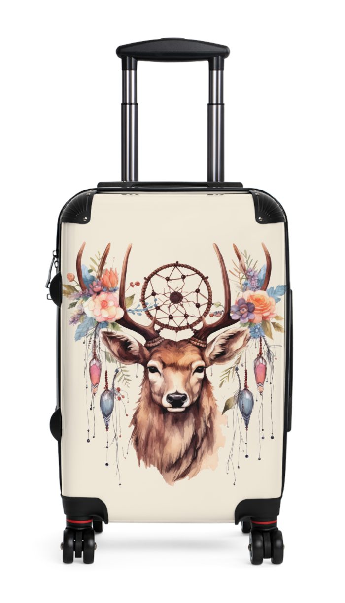 Elk Suitcase - A majestic travel companion, blending wilderness charm with functional design.