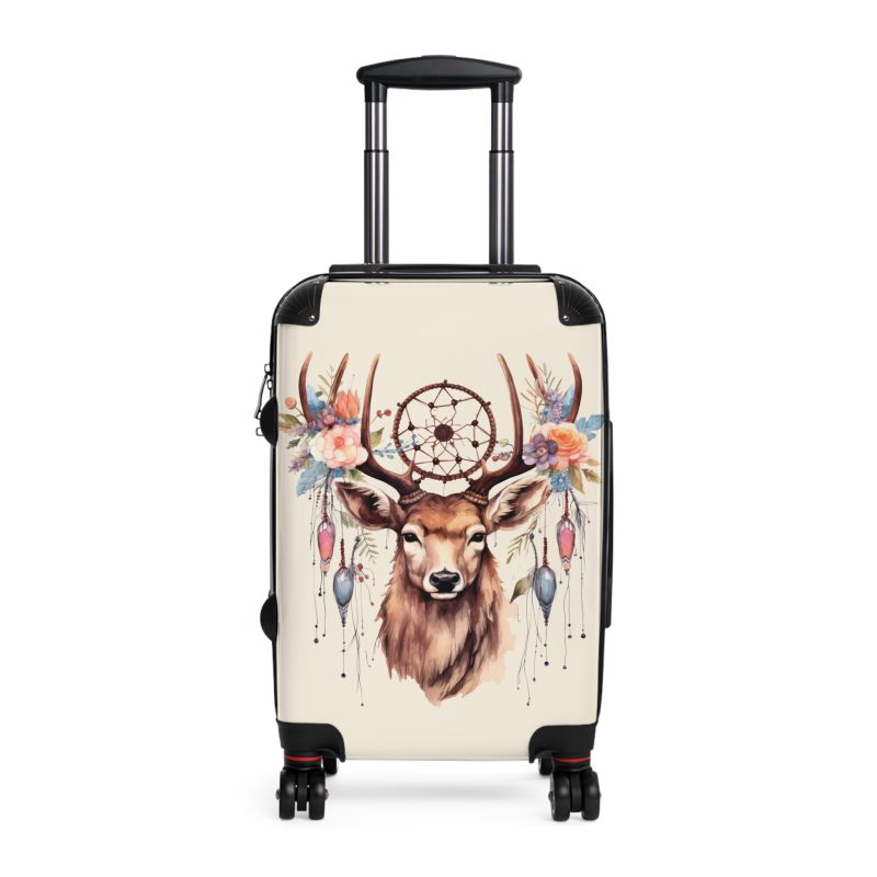 Elk Suitcase - A majestic travel companion, blending wilderness charm with functional design.