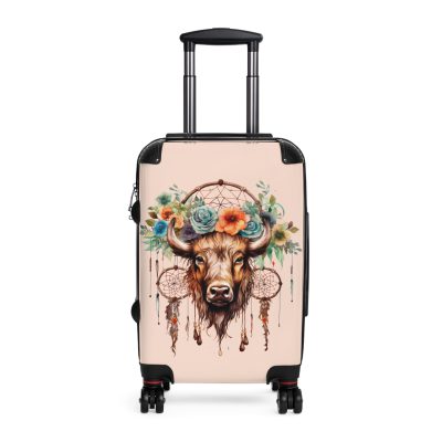 Bison Suitcase - A sturdy and stylish travel companion, perfect for exploring the untamed wilderness.