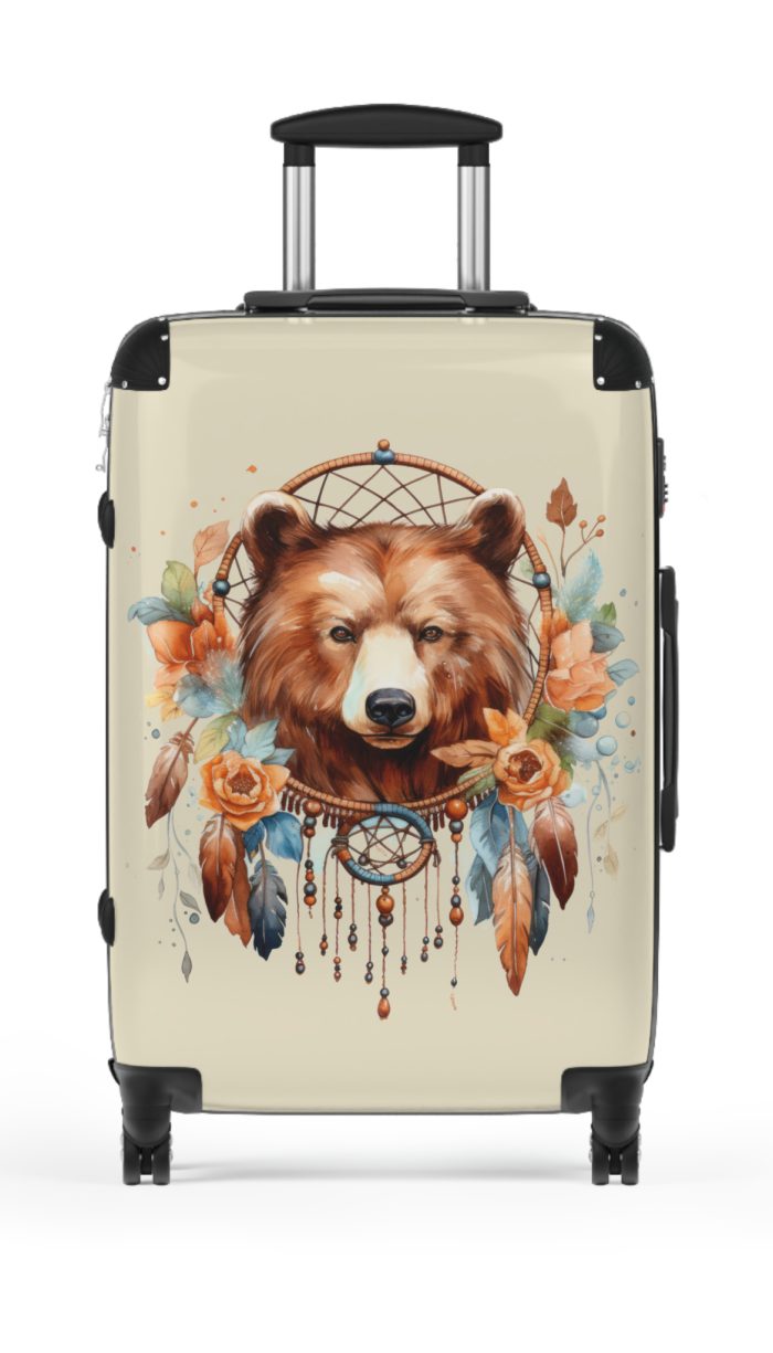 Bear Suitcase - Cute, bear-themed luggage designed for travel enthusiasts seeking a perfect blend of style and utility.