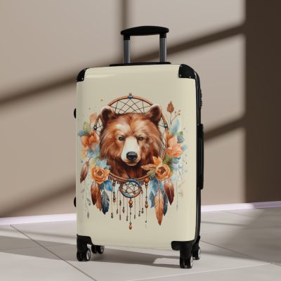 Bear Suitcase - Cute, bear-themed luggage designed for travel enthusiasts seeking a perfect blend of style and utility.